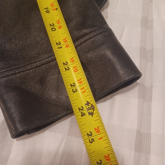 Valerie Stevens Black Genuine Leather Jacket (Lambskin) Size LP - Picture 9 of 9